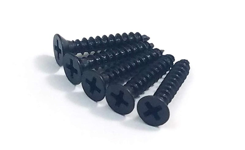 Hinge Outlet Oil Rubbed Bronze Wood Screws 9 x 1 Inch, 24 Pack - Image 1